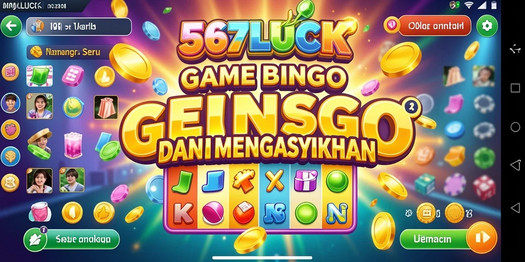 Tampilan screenshot gameplay seru Bingo di 567LUCK.
