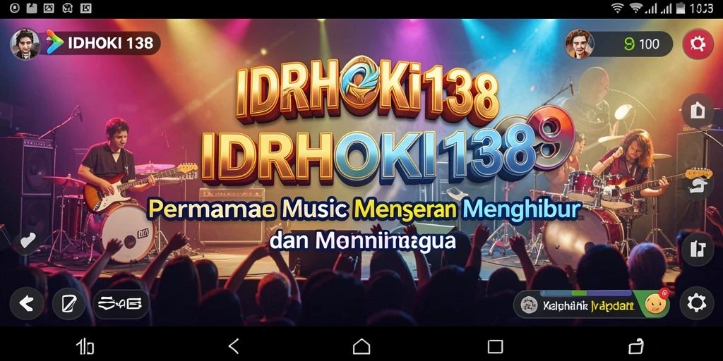 Tampilan seru gameplay musik di IDRHOKI138