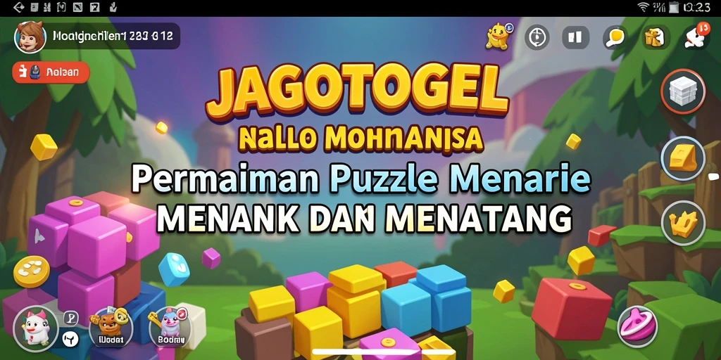 Tampilan gameplay seru dari JAGOTOGEL yang menampilkan puzzle menantang.