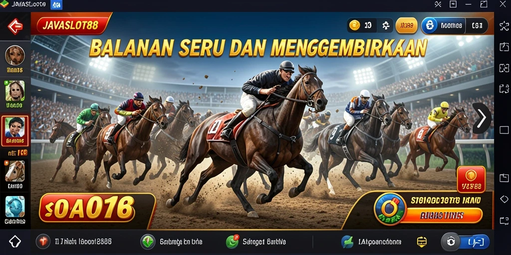 Gameplay Racing seru dan menegangkan dari JAVASLOT88.