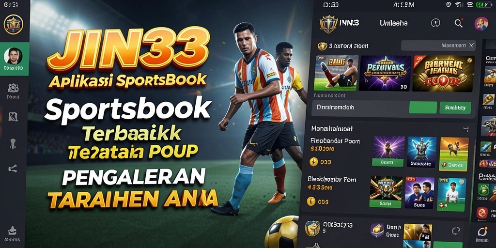 Tampilan gameplay Sportsbook yang menarik di JIN33.