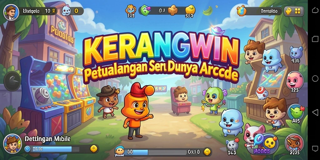 Tampilan gameplay seru KERANGWIN dengan berbagai tantangan menanti.