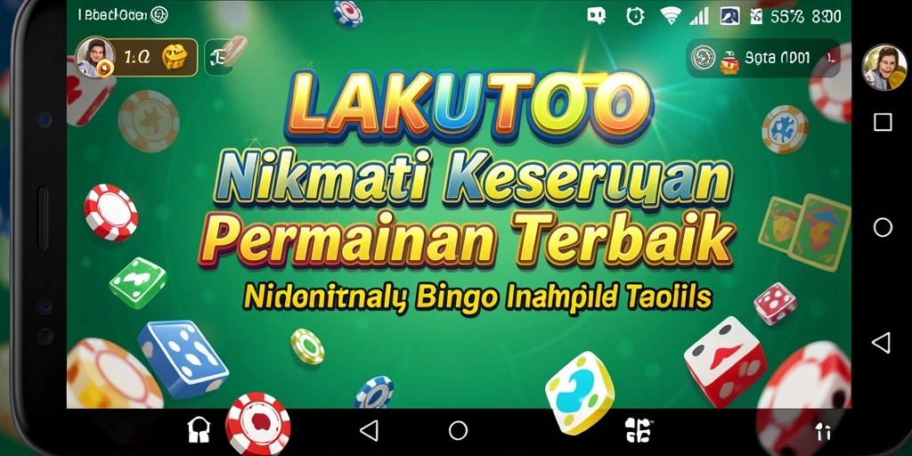 Tampilan menarik dari gameplay Bingo di LAKUTOTO.