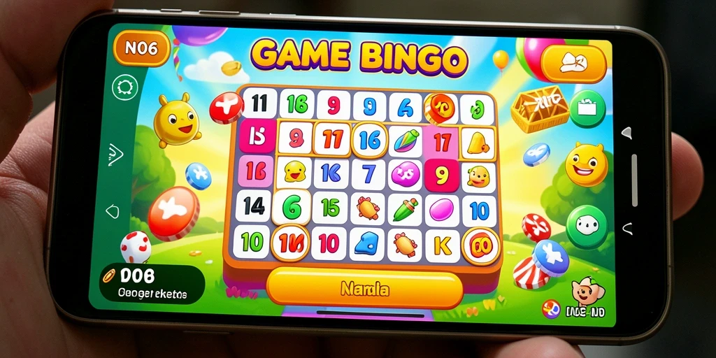 Screenshot N06 menampilkan gameplay seru Bingo yang interaktif.