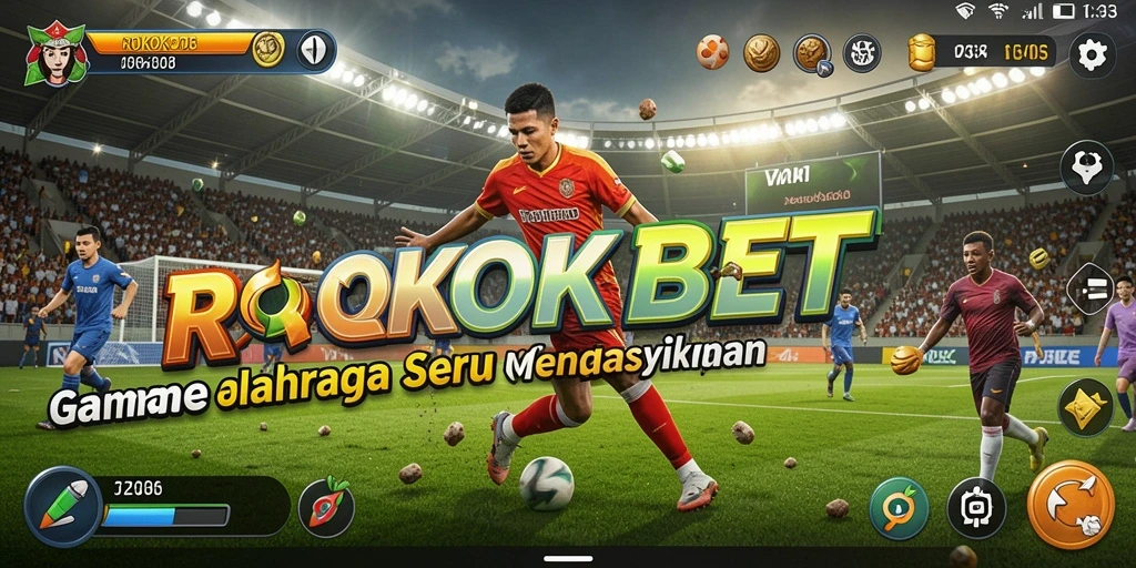 Tampilan gameplay <strong>ROKOKBET</strong> yang menarik saat pertandingan berlangsung.