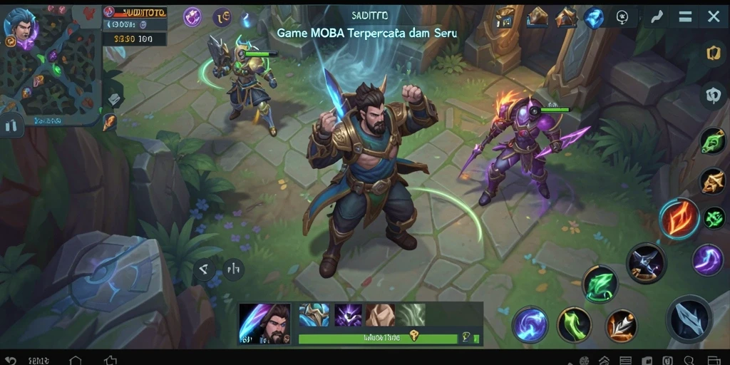 Tampilan gameplay seru di SAUDITOTO dengan strategi tim yang menarik.