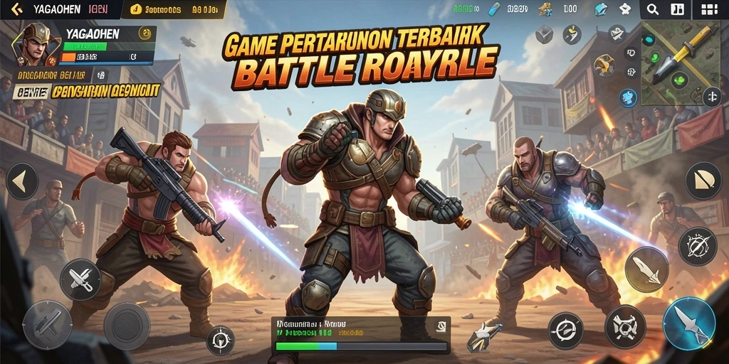 Gameplay YAGAOHEN di medan pertempuran yang menegangkan.