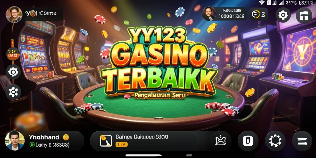 Screenshot utama YY123 menampilkan gameplay Kasino yang mengasyikkan
